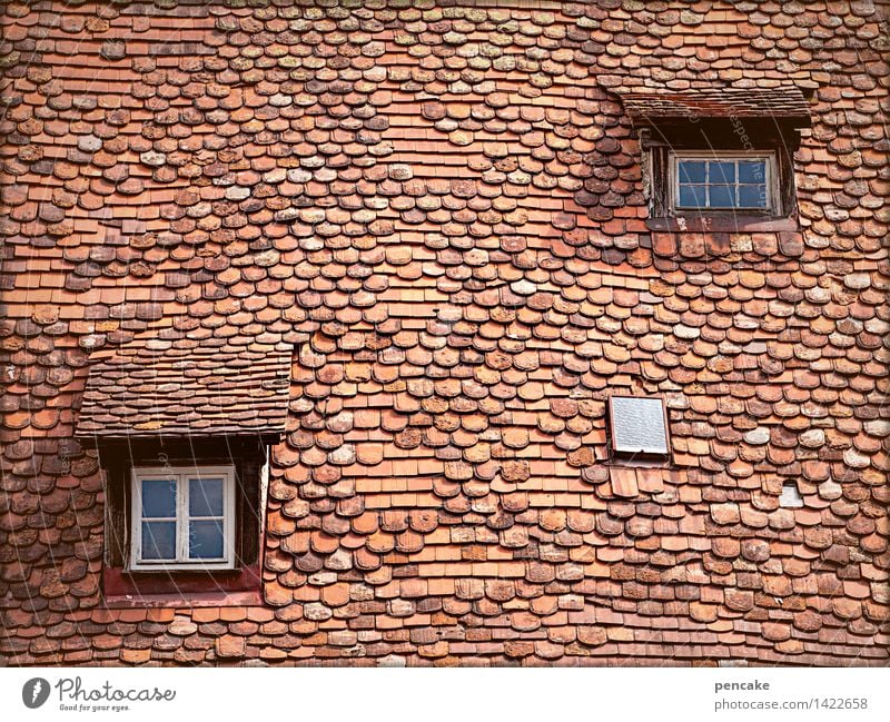 geometrisch | von raum und zeit Gebäude Architektur Fenster Dach ästhetisch außergewöhnlich historisch Stadt Zufriedenheit Bewegung Design Nostalgie