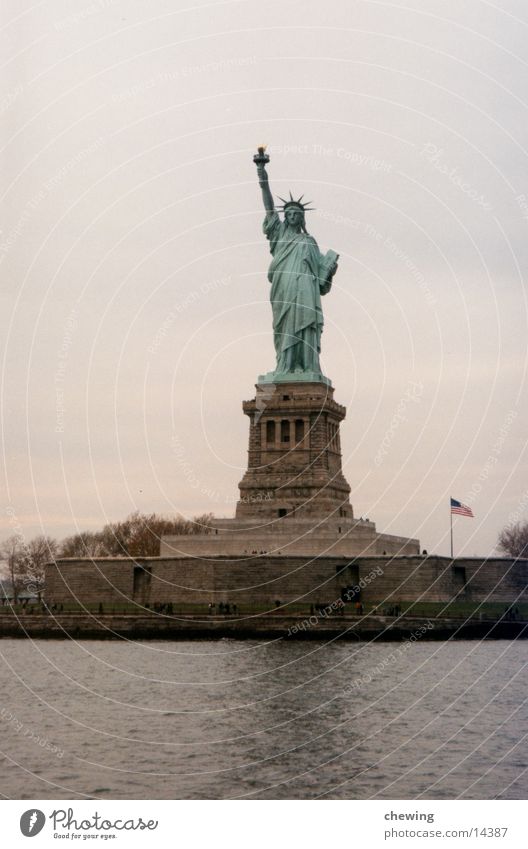 FreiheitsStatue New York City Stadt Stadtteil Nordamerika USA manhatten Freiheitsstatue