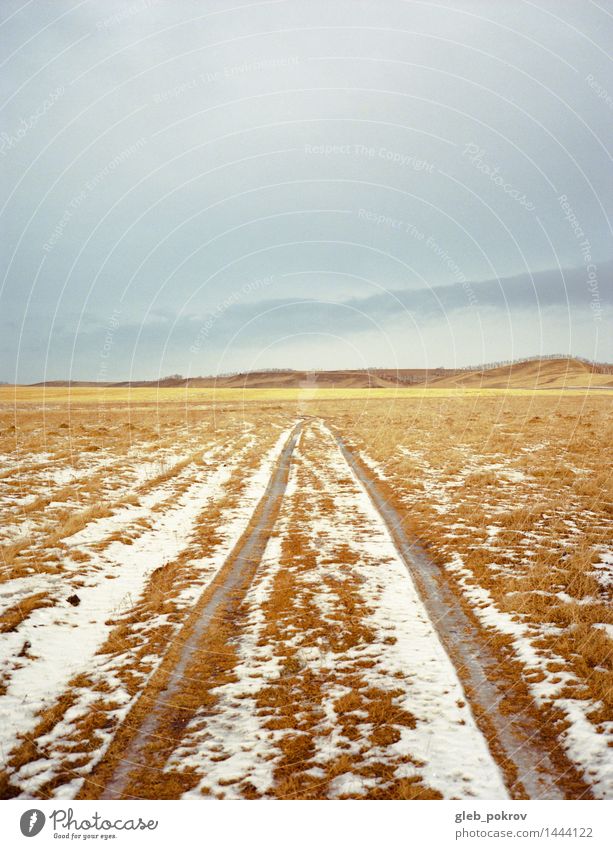 Doc # wet Straße Natur Landschaft Wasser Wolkenloser Himmel Frühling Winter Klima Wetter Unwetter Schnee Gras Feld Hügel Straßenkreuzung dunkel authentisch