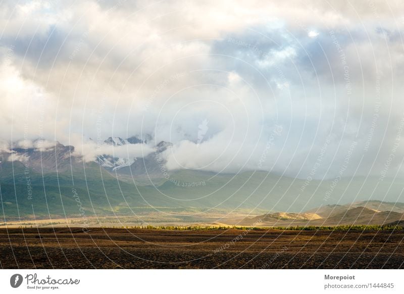 Landschaft Berge u. Gebirge Feld Außenaufnahme Farbfoto Natur Menschenleer Herbst Umwelt Tag natürlich Himmel Schönes Wetter Wolken wunderschön Weitwinkel