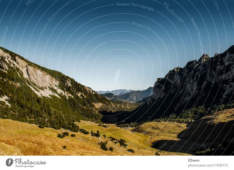 Rotwand Freizeit & Hobby Tourismus Ausflug wandern Umwelt Natur Landschaft Himmel Herbst Schönes Wetter Alpen Berge u. Gebirge Gipfel gigantisch nachhaltig