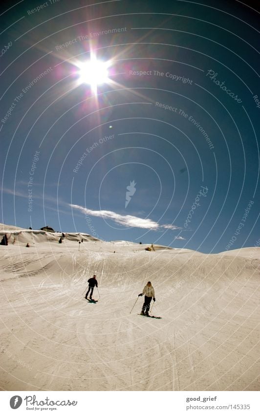 ich freu mich auf den winter. Winter Sonne Sonnenstrahlen Wolken grau retro Italien Österreich Frankreich Wintersport Skifahren Schnee Himmel blau Alpen