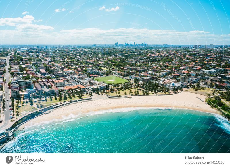 Schöner Coogee Strand in Sydney Lifestyle Freude Fitness Wellness Ferien & Urlaub & Reisen Tourismus Ausflug Freiheit Städtereise Sommer Sommerurlaub Sonne