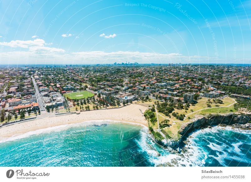 Schöner Coogee Strand in Sydney II Lifestyle Wellness Leben Wohlgefühl Zufriedenheit Erholung Meditation Ferien & Urlaub & Reisen Tourismus Ausflug Abenteuer