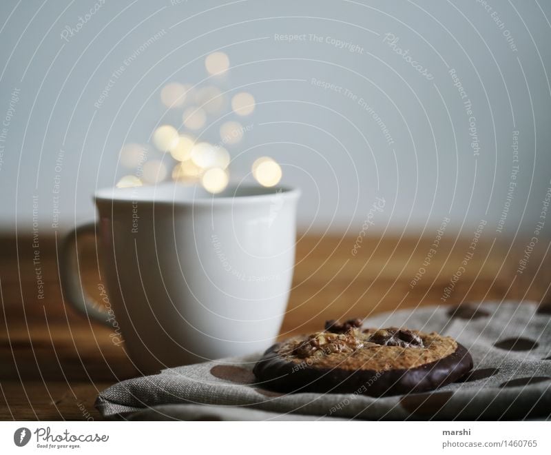 Lebkuchen & Tee Lebensmittel Kuchen Dessert Ernährung Essen Kaffeetrinken Getränk Heißgetränk Kakao Latte Macchiato Espresso Glühwein Geschirr Tasse Stimmung