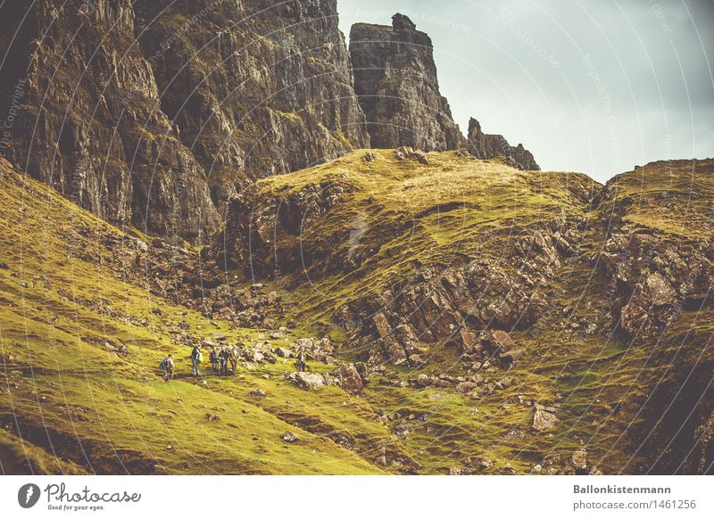 Da sind sie, Lieutenant. Ferien & Urlaub & Reisen Ausflug Abenteuer Ferne Expedition Berge u. Gebirge wandern Mensch maskulin Menschengruppe Natur Landschaft