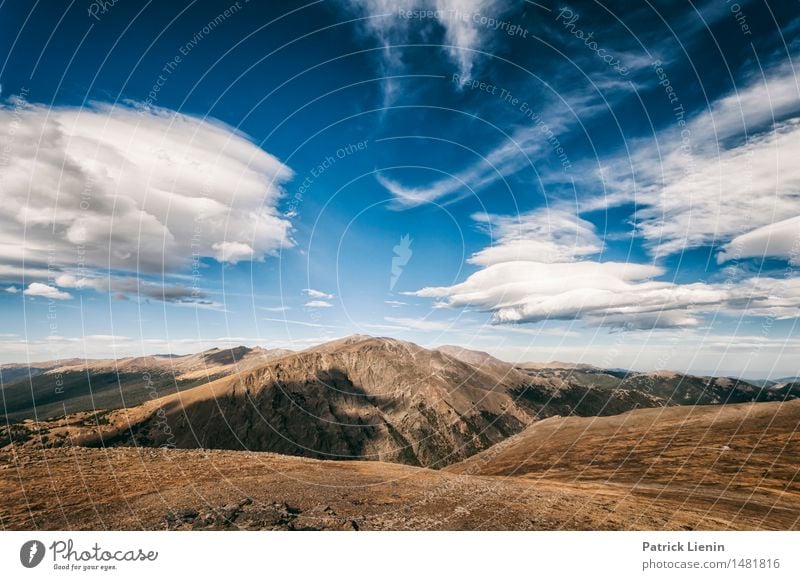 Cloudscape Ferien & Urlaub & Reisen Abenteuer Berge u. Gebirge Umwelt Natur Landschaft Urelemente Luft Himmel Wolken Klima Klimawandel Wetter Park Wald Felsen