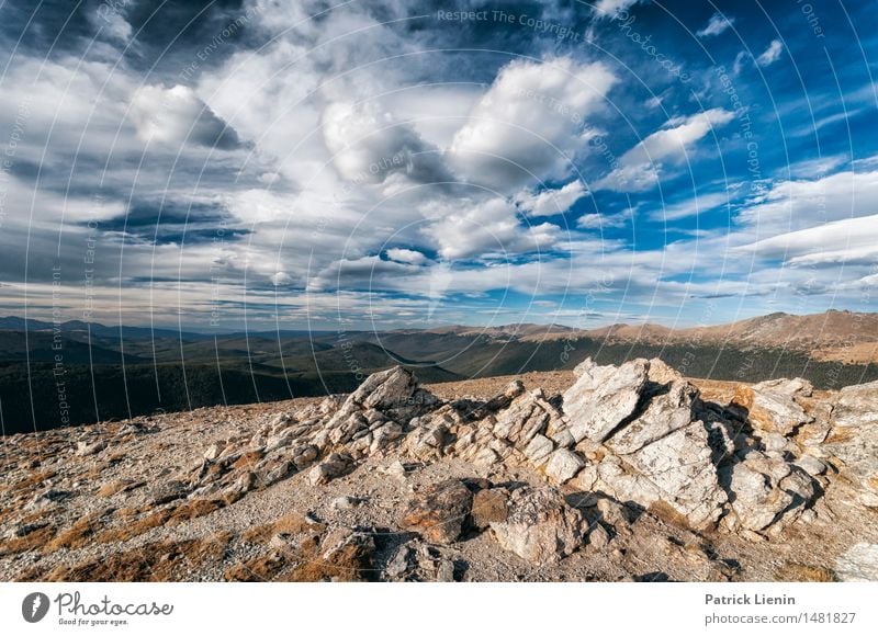 Rocks and Mountains Ferien & Urlaub & Reisen Abenteuer Berge u. Gebirge Umwelt Natur Landschaft Urelemente Luft Himmel Wolken Gewitterwolken Klima Klimawandel