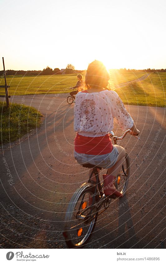 ...sonnenwärts Freizeit & Hobby Ferien & Urlaub & Reisen feminin Freude Glück Lebensfreude Frühlingsgefühle Hippie Flowerpower Farbfoto Textfreiraum links