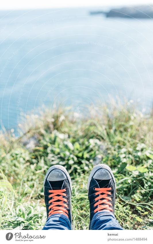 Zwischenstop Stil Freizeit & Hobby Ferien & Urlaub & Reisen Ausflug Abenteuer Ferne Freiheit Mensch Erwachsene Leben Fuß 1 Umwelt Wasser Sommer Schönes Wetter