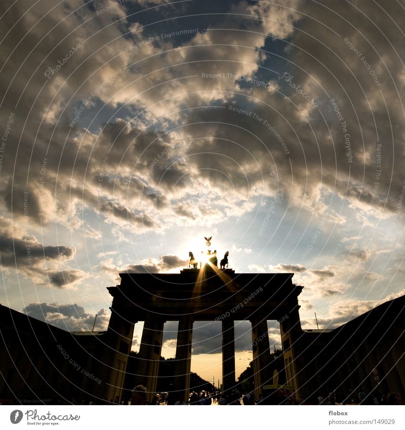 Licht II Berlin Brandenburger Tor Marketing Tourismus Pariser Platz Unter den Linden Attraktion Tourist Kunst Wahrzeichen Berlin-Mitte Osten Denkmal