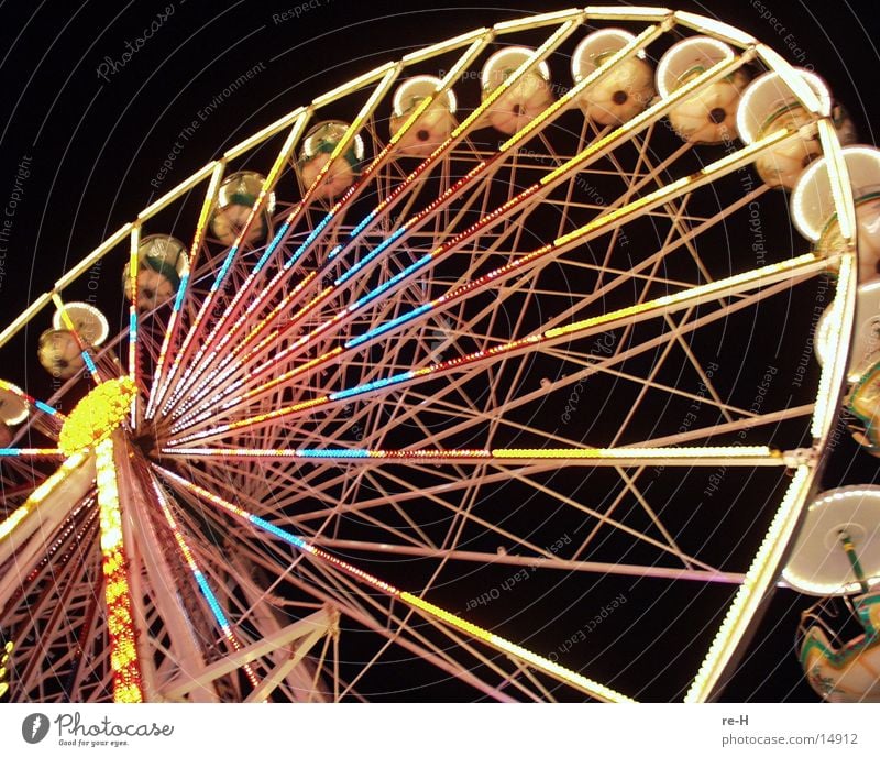 riesenrad Riesenrad Freizeit & Hobby Jahrmarkt Weihnachtsmarkt Mensch