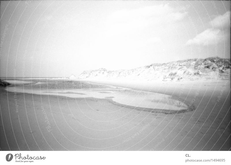 am strand Ferien & Urlaub & Reisen Ferne Freiheit Strand Meer Insel Umwelt Natur Landschaft Urelemente Sand Wasser Himmel Wolken Klima Wetter Schönes Wetter