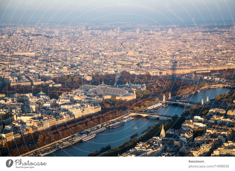 schatten. Ferien & Urlaub & Reisen Tourismus Ausflug Ferne Sightseeing Städtereise Sommer Sonne Himmel Schönes Wetter Paris Frankreich Stadt Hauptstadt Bauwerk