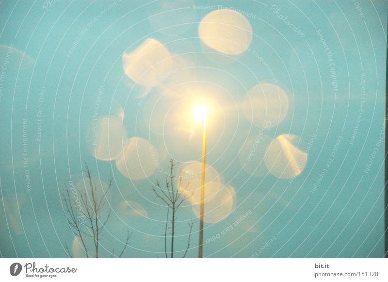 GROSSES LICHT VON HIER NACH ALMOLAND Winter Himmel Nachthimmel glänzend träumen blau Idee Lichtpunkt Lichterscheinung Lichtspiel leuchten traumhaft Lichtfleck