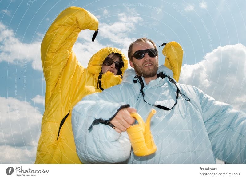 o o o b a m a Schlafsack Gesicht Gießkanne Sonnenbrille Coolness verrückt Jugendliche Kannen lustig Wärme Sommer Freude Medien Frieden selkbag Fusion-Festival