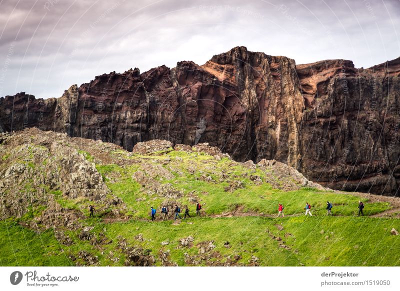 Walk the line 3 Ferien & Urlaub & Reisen Tourismus Ausflug Abenteuer Ferne Freiheit Expedition Berge u. Gebirge wandern Umwelt Natur Landschaft Pflanze Winter