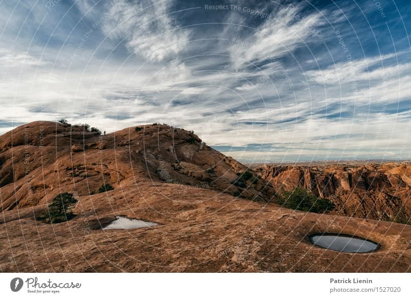 Canyonlands National Park Wohlgefühl Zufriedenheit Sinnesorgane Ferien & Urlaub & Reisen Abenteuer Ferne Freiheit Sommer Berge u. Gebirge Umwelt Natur