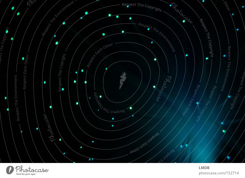 Sternenhimmel instant Licht Lampe abstrakt blau Weltall Nacht Lichtpunkt Feuerwerk Glasfaser