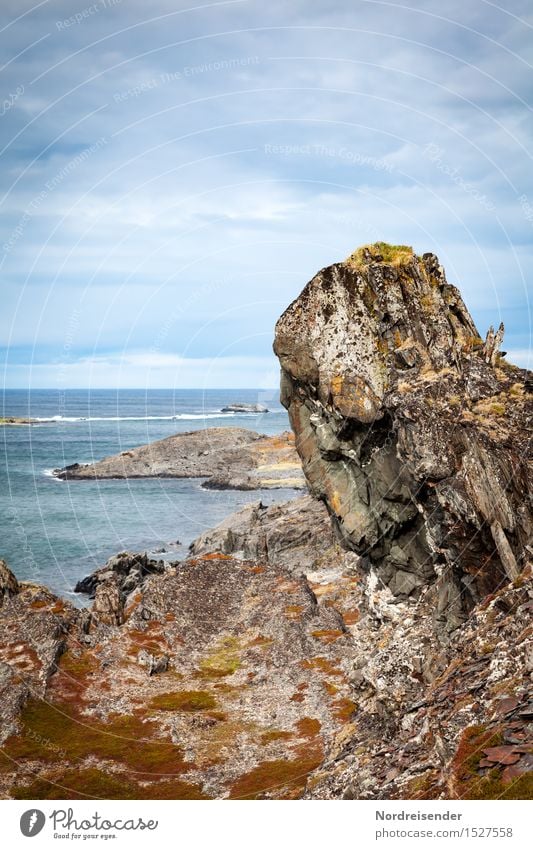 Wächter.... Ferien & Urlaub & Reisen Natur Landschaft Urelemente Wasser Himmel Wolken Schönes Wetter Felsen Küste Meer Stein außergewöhnlich maritim