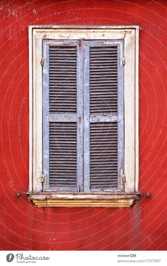 Blick IV Kunst Kunstwerk ästhetisch Fenster Autofenster Abteilfenster Flugzeugfenster Fensterscheibe Fensterladen Fensterbrett Fensterblick Fensterkreuz