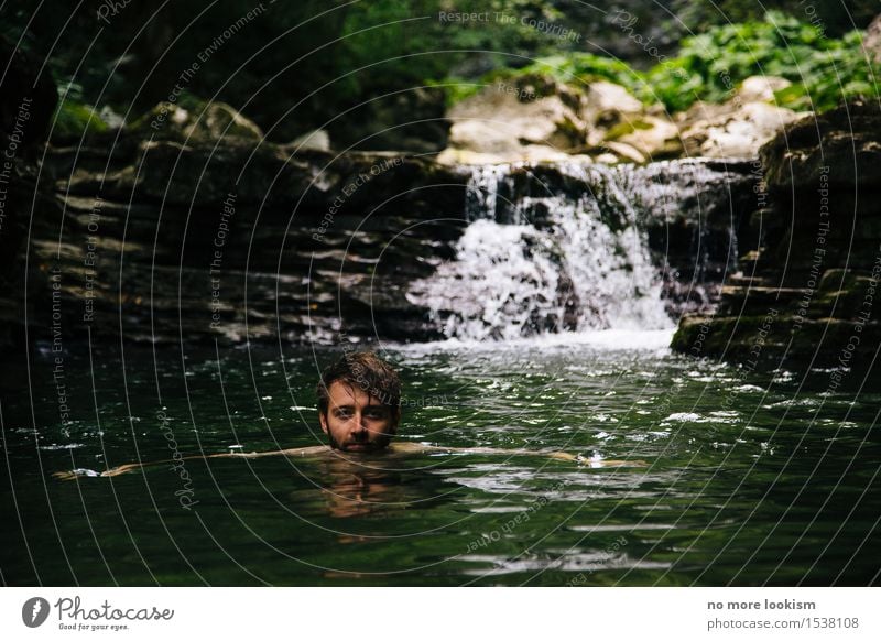 and the great floodgates swung open Kopf Umwelt Natur Landschaft Wald Felsen Wellen Seeufer Teich Bach Fluss Schwimmen & Baden verstecken Badeurlaub