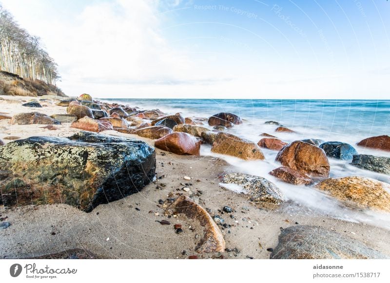 Ostseestrand Heiligendamm Landschaft Wasser Himmel Horizont Schönes Wetter Glück Zufriedenheit Lebensfreude achtsam Gelassenheit geduldig ruhig Fernweh Farbfoto