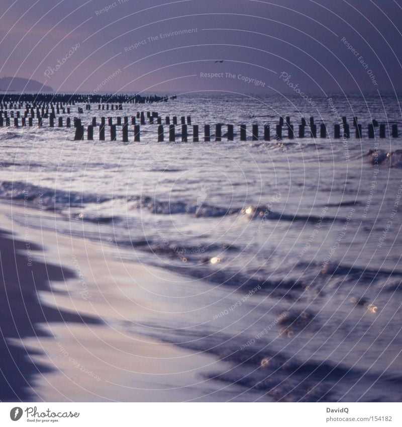 Strand Meer See Ostsee Wasser Wellen Wellengang Küste Sand Buhne Polen