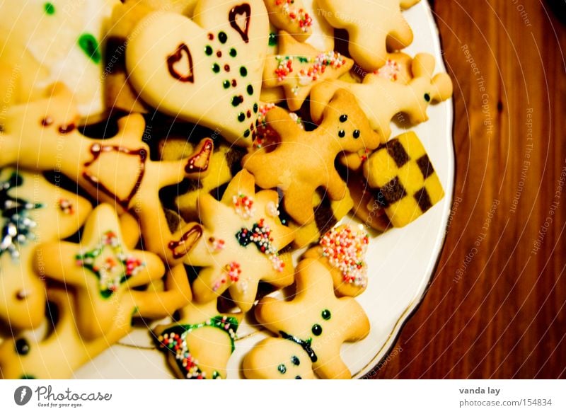 Weihnachtsreste Plätzchen Weihnachten & Advent Keks Teigwaren Vorfreude Dessert lecker Tradition Backwaren Herz Stern (Symbol) verführerisch viele backen