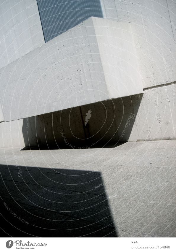 geocity Geometrie Architektur modern kalt Klarheit Kubismus Beton Licht Schatten Ecke Strukturen & Formen Detailaufnahme Block frisch hart