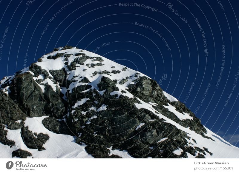 Weissfluhjoch Berge u. Gebirge Schnee Felsen Himmel Schweiz Alpen Parsenn Davos scheckig Winter Klosters