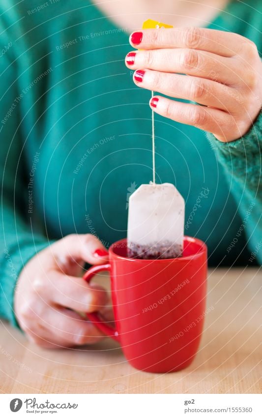 Tee trinken Getränk Heißgetränk Tasse Becher Nagellack Gesundheit Gesunde Ernährung Wellness Leben harmonisch Wohlgefühl Zufriedenheit Erholung ruhig