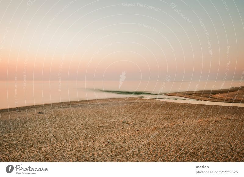 mouth Natur Landschaft Sand Wasser Himmel Sonnenaufgang Sonnenuntergang Frühling Klima Wetter Schönes Wetter Küste Flussufer Strand Bucht Meer natürlich blau