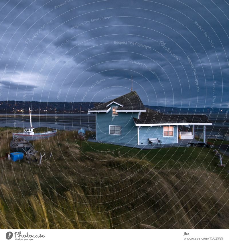 Sturm im Anflug - Alaska 30 Leben Ferien & Urlaub & Reisen Ausflug Ferne Meer Wohnung Haus Fahrradfahren Natur Landschaft Urelemente Luft Gewitterwolken