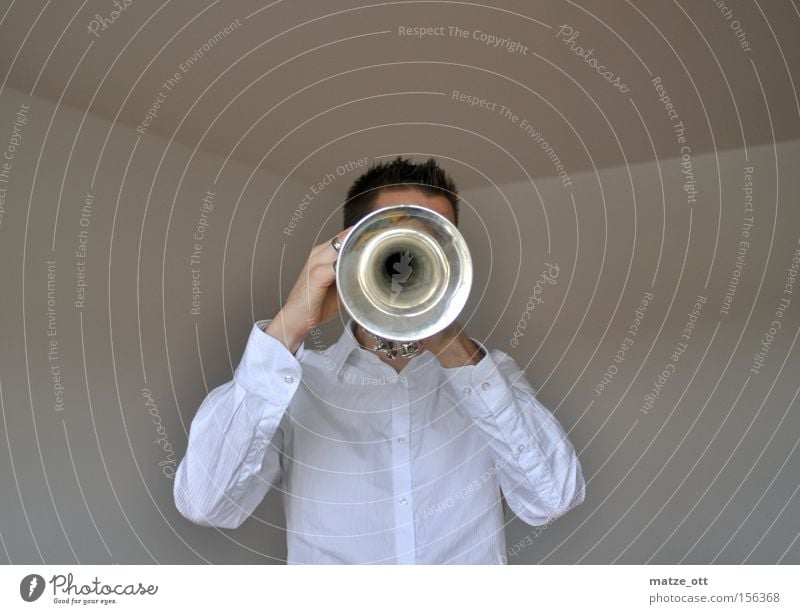 Schau mir in die Trompete Kleines ... Musik Musikinstrument Blasmusik Musikunterricht Musiknoten Notenblatt Posaune Konzert Blechbläser Blasmusikinstrument