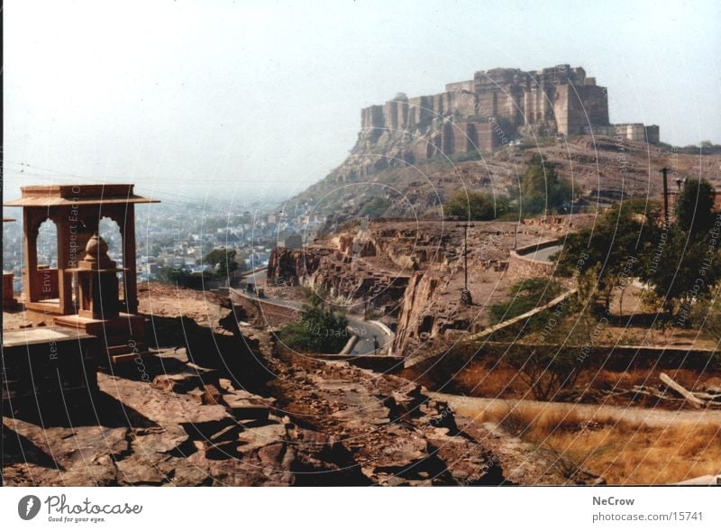 Indische Burg Indien Festung Landschaft Burg oder Schloss