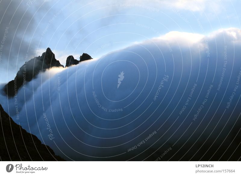 Mutti die Milch kocht über... Ferien & Urlaub & Reisen Sommer Berge u. Gebirge wandern Natur Landschaft Wolken Klimawandel Unwetter Nebel beobachten