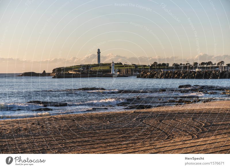 Wollongong morning Umwelt Natur Himmel Wolken Sommer Schönes Wetter Wellen Küste Strand Meer Pazifik Illawarra Australien New South Wales Australien + Ozeanien