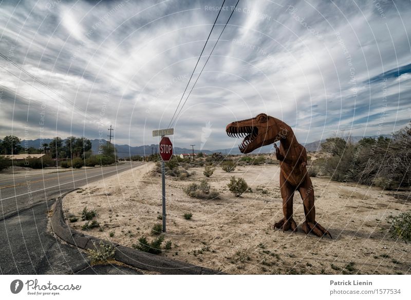 Jurassic Park schön Ferien & Urlaub & Reisen Abenteuer Ferne Expedition Sommer Berge u. Gebirge Umwelt Natur Landschaft Tier Himmel Wolken Horizont Klima Wetter