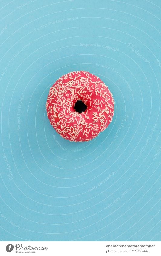 Dooonut Lebensmittel Teigwaren Backwaren Dessert Süßwaren Krapfen Ernährung Essen Frühstück Kaffeetrinken Büffet Brunch Picknick Fingerfood Kunst Kunstwerk