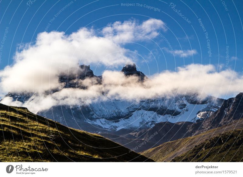 Scöne Aussicht am Morgen Ferien & Urlaub & Reisen Tourismus Ausflug Abenteuer Ferne Freiheit Berge u. Gebirge wandern Umwelt Natur Landschaft Pflanze Tier