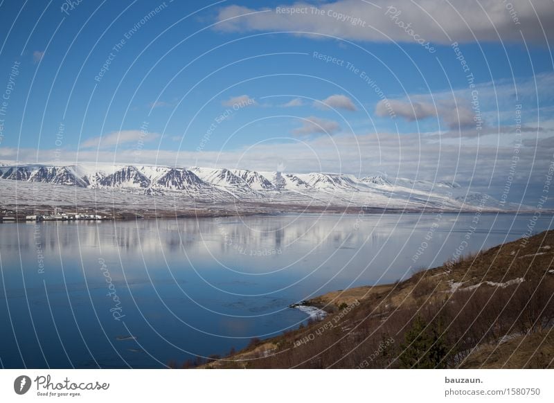 norden. Ferien & Urlaub & Reisen Tourismus Ausflug Abenteuer Ferne Freiheit Winter Umwelt Natur Landschaft Erde Wasser Himmel Wolken Sonne Frühling Klima Wetter