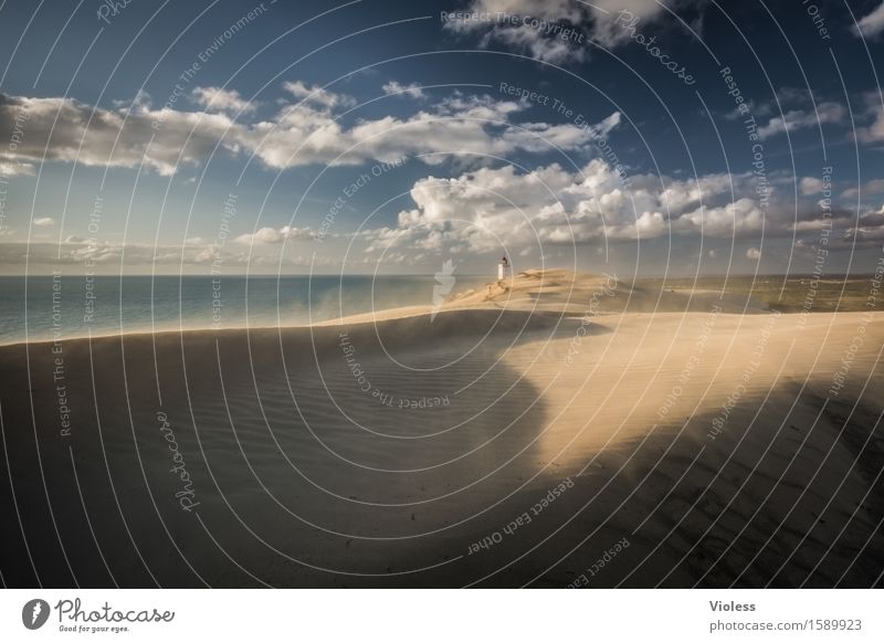 Wüstenplanet IV Ferien & Urlaub & Reisen Sonne Strand Küste Bucht Nordsee entdecken Erholung Stranddüne Düne Rubjerg Wanderdüne Rubjerg Knude Leuchtturm