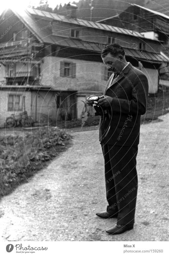 vor vier Generationen alt Vergangenheit Fotokamera Fotograf Ahnenforschung Ausflug Fotografieren Ferien & Urlaub & Reisen Berchtesgaden Hütte Alpen Bergsteigen