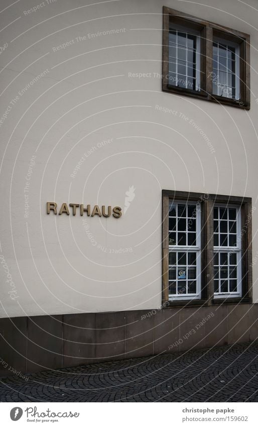 Guter Rat Detailaufnahme Rathaus Fassade Fenster Schilder & Markierungen gold Perspektive Empfehlung Wand Buchstaben Regierung Verwaltung Öffentlicher Dienst