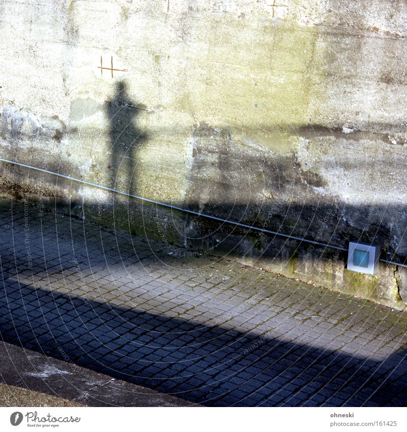 Schönes Wochenende Sonne Schatten Brücke Geländer Brückengeländer Mauer Wand Wege & Pfade Fotograf Mann Selbstportrait Bochum Garten Park Westpark