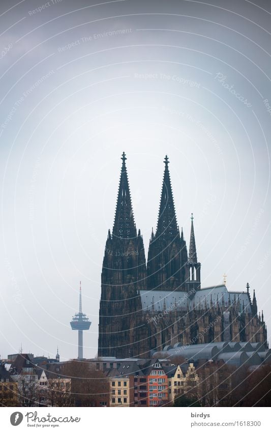 Beau de Cologne Ferien & Urlaub & Reisen Tourismus Städtereise Kölner Dom Stadtzentrum Altstadt Turm Fernsehturm Sehenswürdigkeit Wahrzeichen ästhetisch