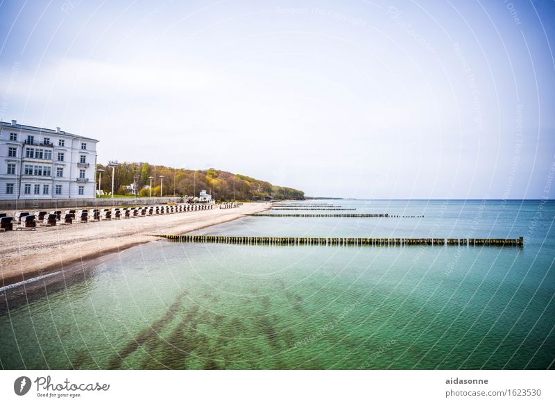 Heiligendamm Landschaft Wolkenloser Himmel Schönes Wetter Ostsee Zufriedenheit achtsam Vorsicht ruhig Mecklenburg-Vorpommern Deutschland Farbfoto Außenaufnahme