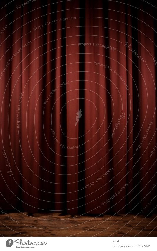 ende of the preparation Dekoration & Verzierung Vorhang vorstellung Theater kino bühne Fleck Konzert geschlossen verrotten Kotzbrocken