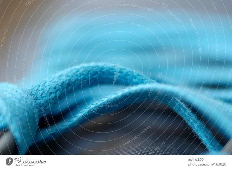 CMYK ohne MY Kapitel zwei Schuhbänder Schuhe zyan grau Kreuz Mischung Makroaufnahme Nahaufnahme Überschneidung
